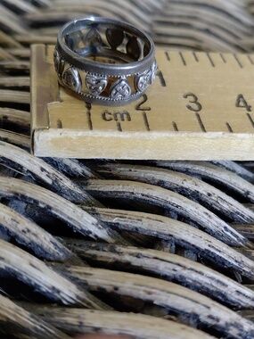 Vintage Heart Band Ring